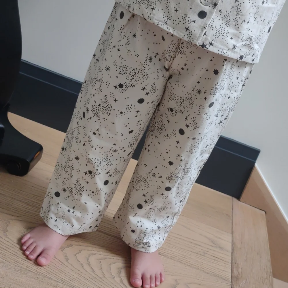 Kids Star Pajama Set - Soft Short Sleeve Top & Pants